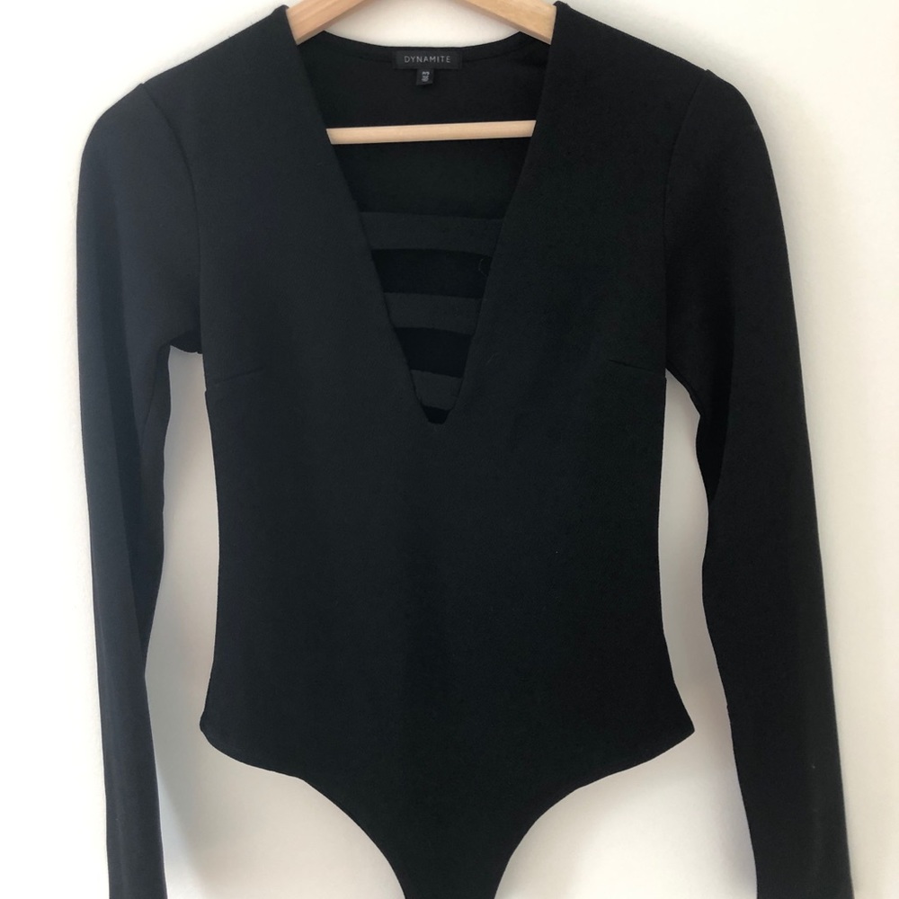Dynamite long sleeve bodysuit